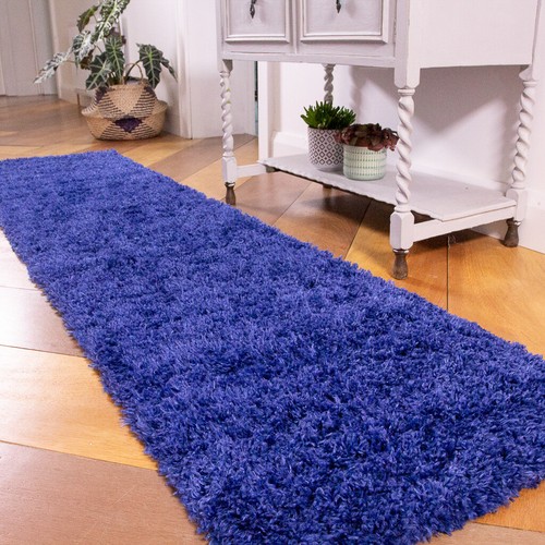 Fluffy Cosy Shaggy Rug Small Large Dense 4.5cm Plain Living Room Rug Runner Rugs - Picture 15 of 49