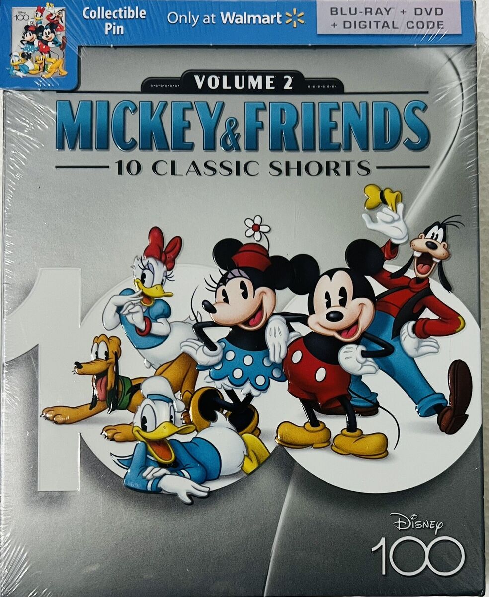 Disney 100 Mickey & Friends Vol 2 Blu-ray + DVD + Digital