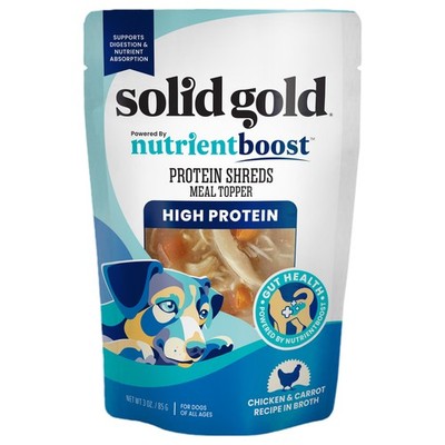 Protein Shreds Meal Topper, For Dogs, All Ages, Chicken and Carrot, 3 oz (85 g)