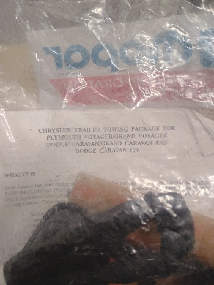 Paquete de remolque Mopar para Dodge Caravan y Plymouth Voyager Foto 4 de 4
