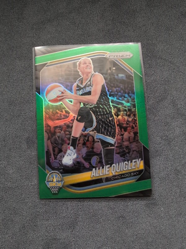 2025 Panini Prizm WNBA ALLIE QUIGLEY #80 GREEN PRIZM SKY