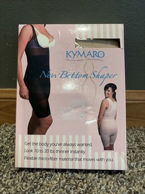 2 Kymaro New Bottom Shaper Nudeand Black  Size Large New