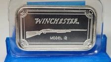 Silvertowne 1 Ounce Silver Bar Winchester Model 12