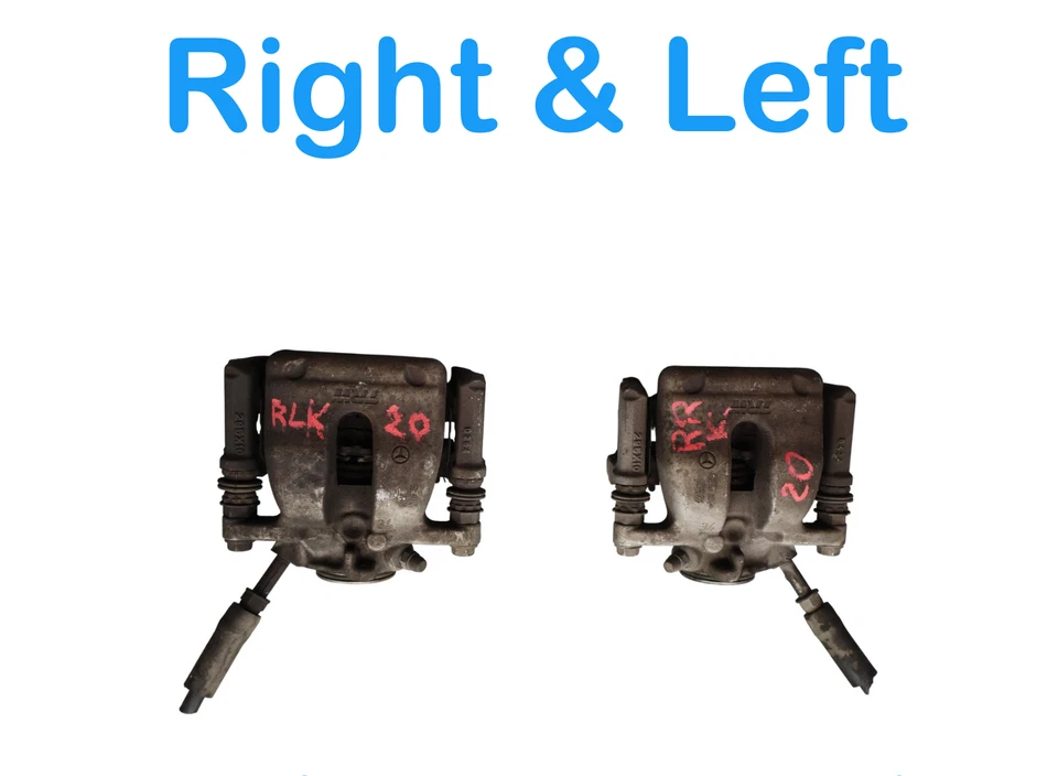 14-23 Mercedes B250e CLA250 Rear Right & Left Brake Calipers Bracket Set Oem - Image 3 of 4