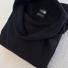 The North Face Womens Black Fleece Funnel Neck Pullover Sweatshirt Small K41