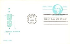 #UX89 Isaiah Thomas Farnam FDC (0231981UX89001)