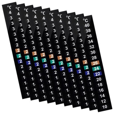 10 Pcs Aufkleber Thermometer Raumtemperaturanzeige Küchenthermometer