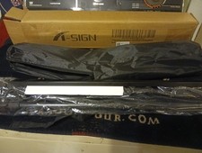 T-Sign 66" Black Aluminum Reinforced Artist Field Easel Stand Tripod w/Bag NEW