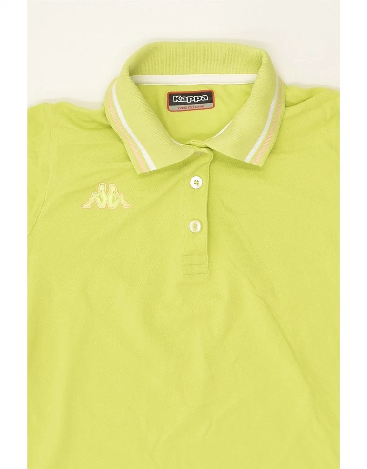 KAPPA Womens Polo Shirt UK 12 Medium Green AP06 - Image 3 of 3