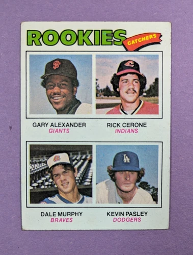 1977 Topps - Rookie Catchers Dale Murphy, Rick Cerone, Gary Alexander #476 (RC)