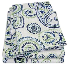 Sweet Home Collection four piece modern Paisley sheet Set