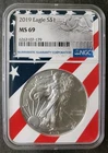 2019 $1 American Silver Eagle Dollar NGC MS69
