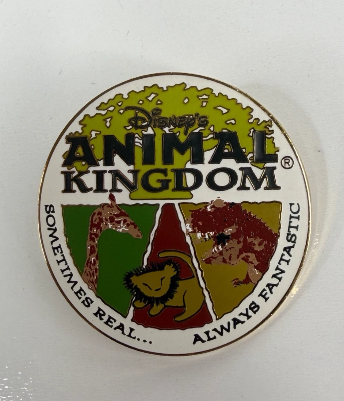 Animal Kingdom Safari Dinosaur DinoLand Sometimes Real Fantastic Disney Pin