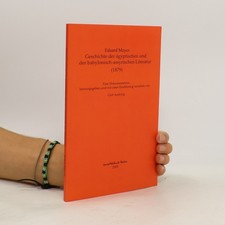 Geschichte der ägyptischen und der babylonisch-assyrischen Literatur