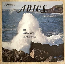 ADIOS by MARGO VALLS and her GUITAR LP Latin Rare Vinyl Private Label VG++