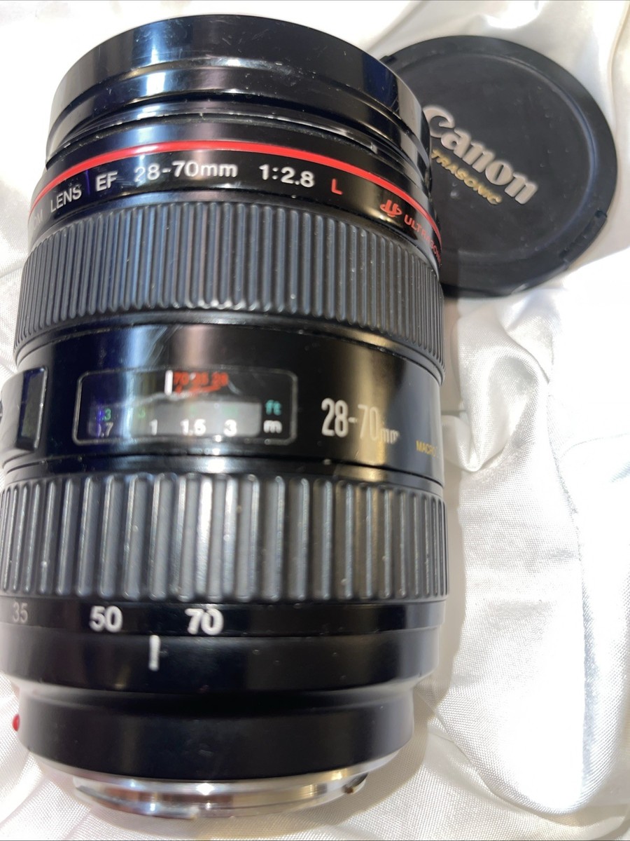 Canon EF 28-70mm f/2.8 L USM Zoom Lens Tested Clean Body Light