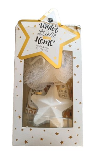Bade Geschenkset 4-teiliges Set Duschgel, Bodylotion, Badefizzer... accentra NEU