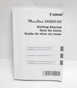 Canon PowerShot SX620 HS Getting Started Instruction Manual