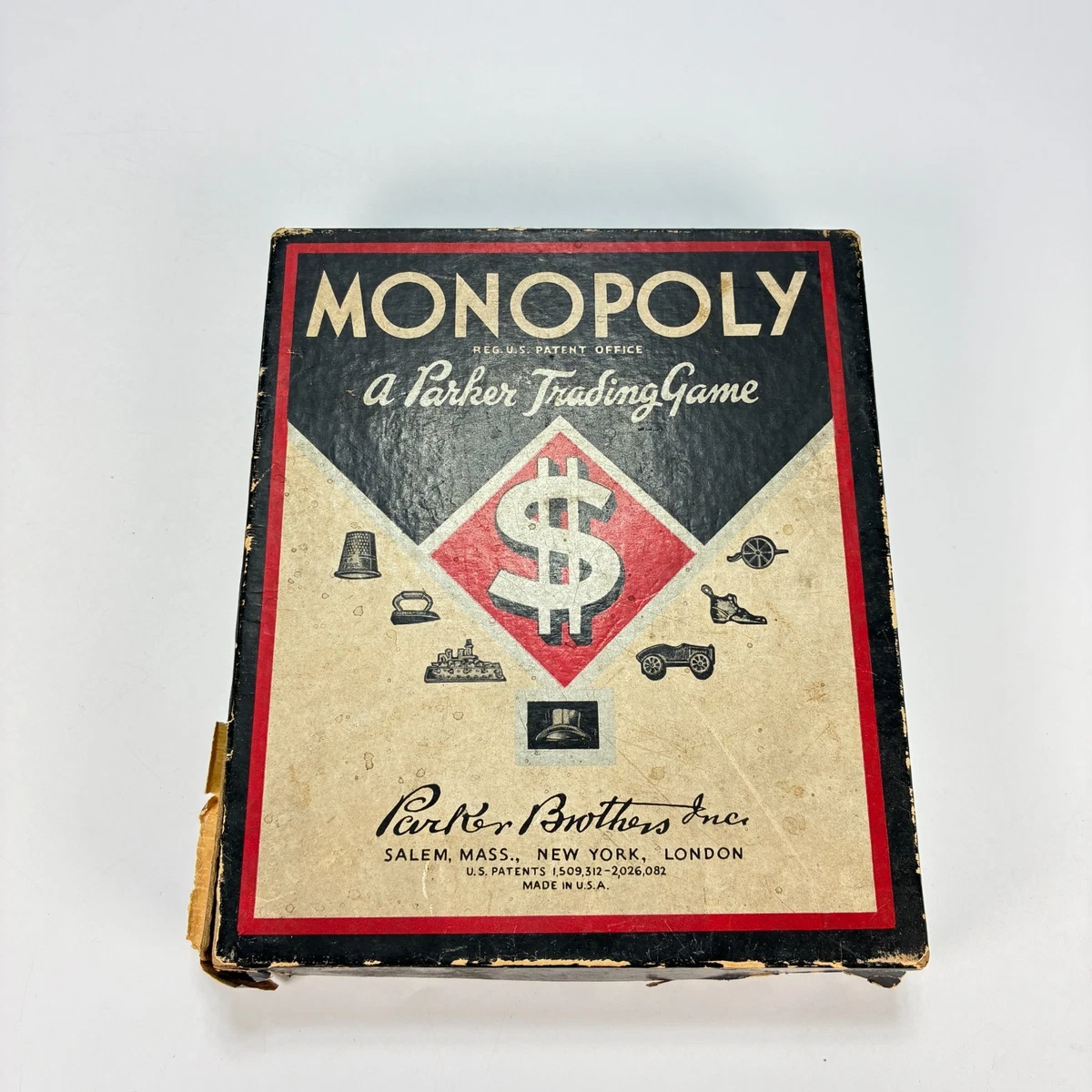 Monopoly 8-11 Years 1935 Year Vintage Manufacture Board