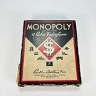 Vintage Monopoly 1935 Black Board Game Set Parker Brothers A Parker Trading Game