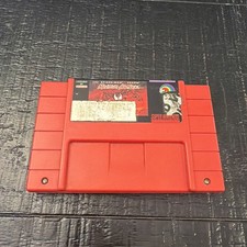 Maximum Carnage Super Nintendo SNES 1994 Red Game Cart Spider-man And Venom!