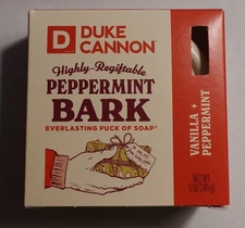 Duke Cannon Peppermint Bark 5 oz. Everlasting Puck of Soap - 5 Pack-