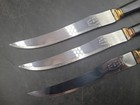 Regal Crest Sheffield Steel England Carving Set & Six Knives Black Handles. MG — photo 2