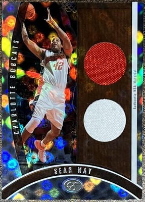 Sean May 2006-07 Bowman Elevation Executive Level Relic Blue #60/99 #ELR-SM