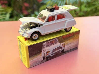 DK64 DINKY TOYS FRANCE 24 T CITROEN 2 CV GRIS OR 1 FEU