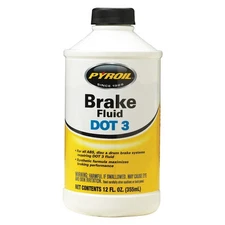 PYROIL PYBF-12 Brake Fluid,12 Oz,Dot 3 4NPR4