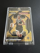 Jackie Young 2024 Panini Prizm Monopoly WNBA Gold Millionaire Shimmer /500 #15