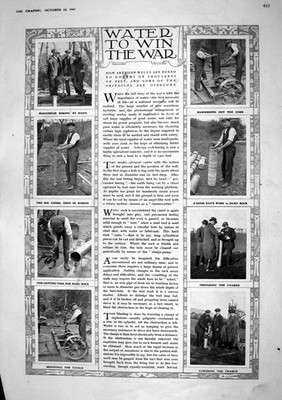 Alter Artesischer Brunnen Bohrmeißel von 1917 Landwirtschaft Motorpflug 20.