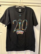 Rare Majestic Hardwood Classic San Antonio Spurs 210 Area Code T Shirt Medium