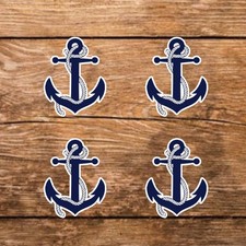 Anchor 4 Sticker Set , Water Resistant, Matte Finish Vinyl, 3in
