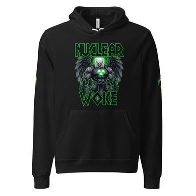 NUCLEAR WOKE Hoodie american patriotic election Newsom 2028 usa