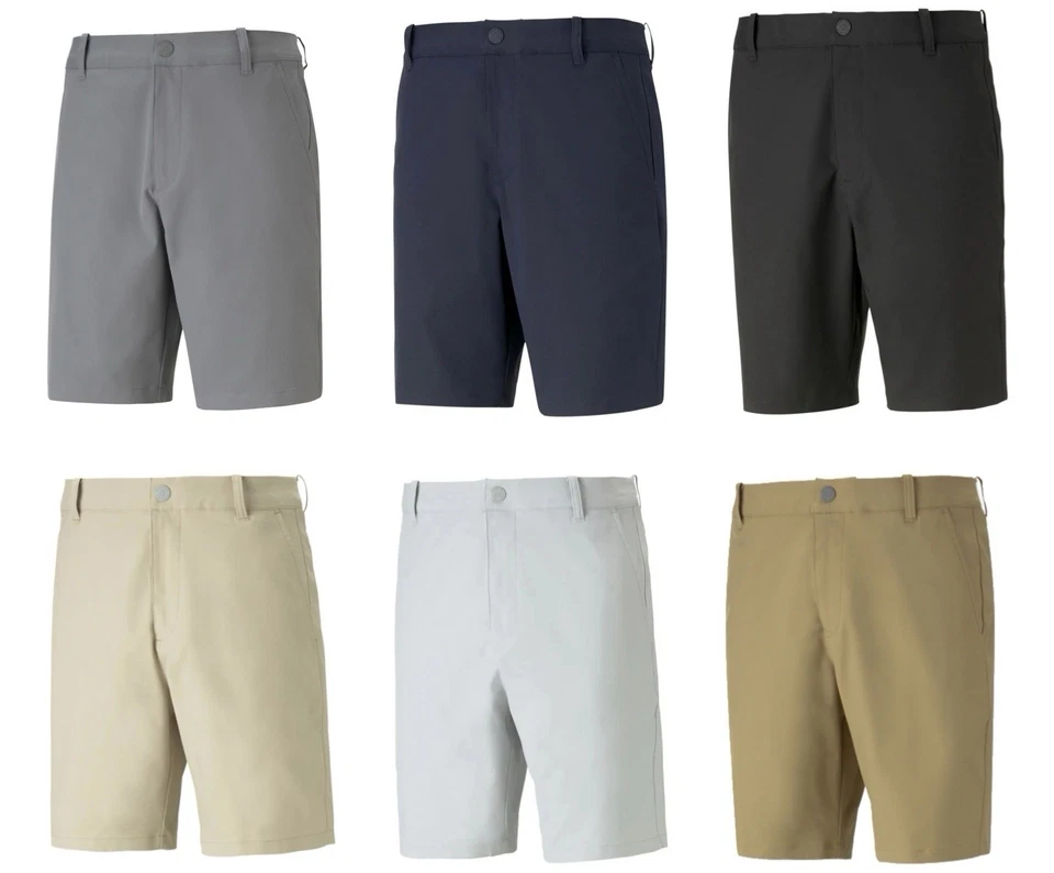 Puma Mens Dealer 8" Golf Shorts 537788 - Core Colors - New 2025 - Image 1 of 4