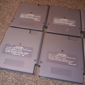 LOT OF 6 NES NINTENDO GAMES = TYSON PUNCH-OUT DONKEY KONG GUMSHOE DR. MARIO BLOB