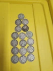New ListingBarber Half Dollar Coin Lot 17 coins 50c 1894-1915 mixed dates