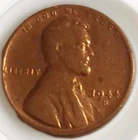 1944 S Lincoln Wheat Cent BU RD About Uncirculated 1c Coin FreePost Tracking