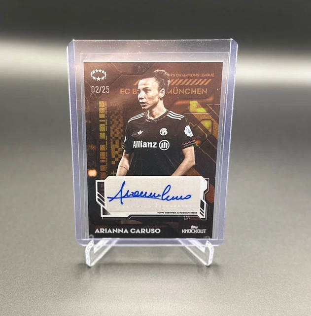 Arianna Caruso - Topps UWCL Knockout Autograph Orange /25