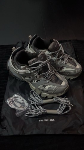 Balenciaga Track LED Gray Low Top Lace-Up Men's Athle… - Gem