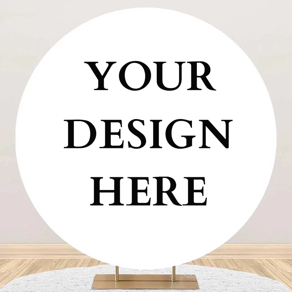 Round Lion King Simba Backdrop Cover Happy Birthday Photo Background Banner - Image 3 of 4