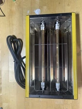 Industrial Quartz Tube Infrared Heater Element 2-Tube Reflector Lamp