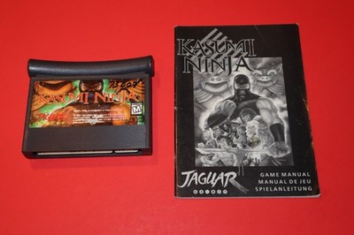 KASUMI NINJA FOR ATARI JAGUAR CLEANED & TESTED WITH INSTRUCTION MANUAL!