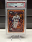 2024 TOPPS CHROME Sapphire ORANGE REFRACTOR #296 MOOKIE BETTS /25 PSA 10 GEM 🔥