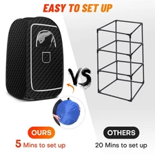 Portable Steam Sauna Tent w/ Chair & Remote – Foldable Home Spa 2.6L 1000W