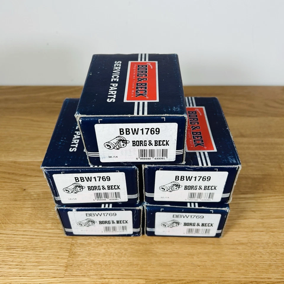 5x Wheel Brake Cylinder BBW1769 Borg & Beck Rear 1106077 YS512261AA Car Parts - Image 2 of 4