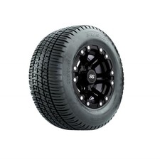 GTW 10 Inch Golf Cart Wheels and Tires Combo  Matte Black Specter Wheels on ...