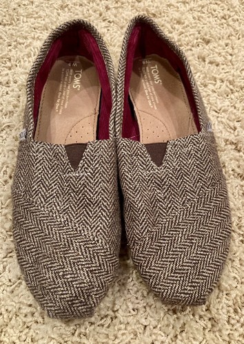 toms herringbone canvas