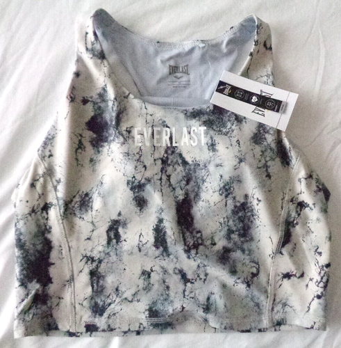 Everlast Womens Marble Look Gym Active Crop Top & Leggings Size 16 NWT - Picture 4 of 7